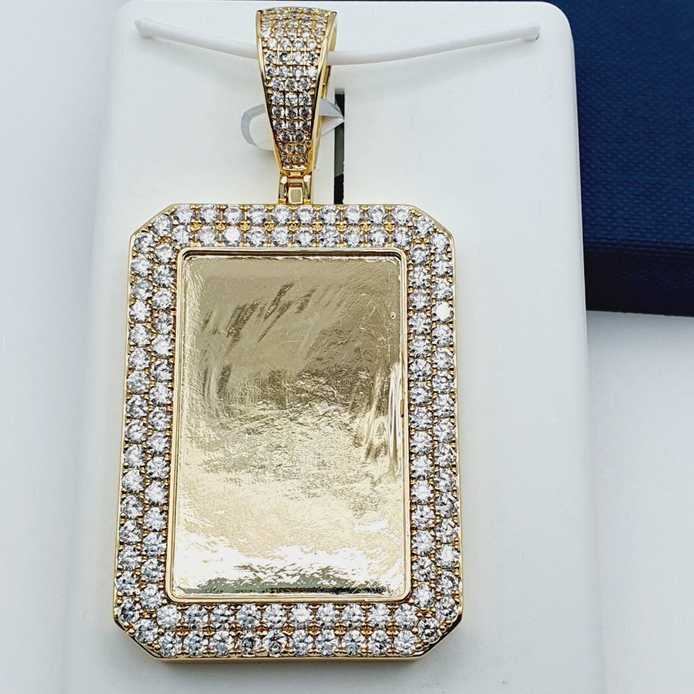 14k Gold Plated Cubic Zircon Pendant, Evbrs632